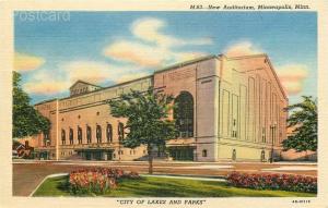 MN, Minneapolis, Minnesota, Auditorium, Curteich No. 4B-H1115