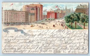 New York City New York NY Postcard Madison Square Greater Souvenir c1898 Vintage