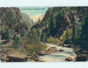 Divided-Back RUSTIC SCENE Boulder Colorado CO hk4007