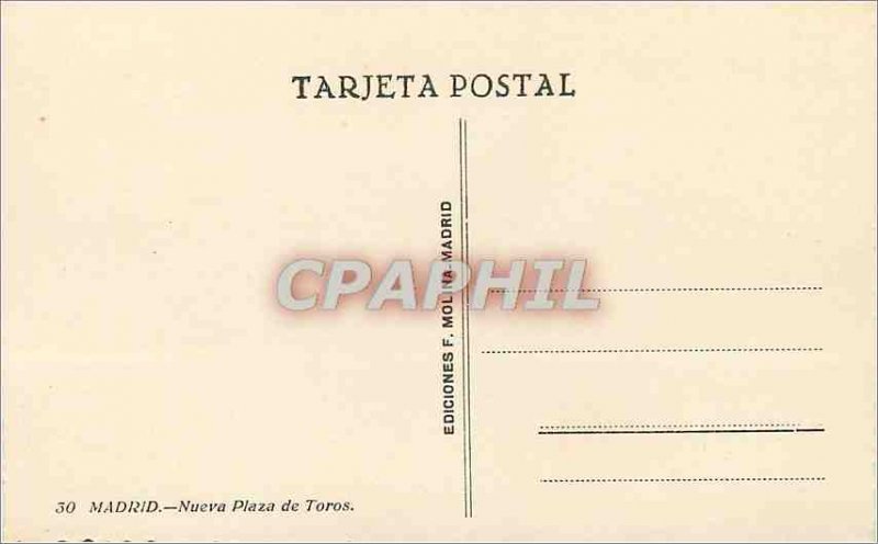 Postcard Modern Madrid Nueva Plaza de Toros Terjeta Postal Ediciones F Molina...