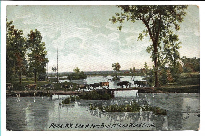 Rome, NY - Site of Fort Bull on Wood Creek