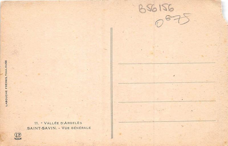 B56156 Vallee d Argeles Saint Savin vue generale  france