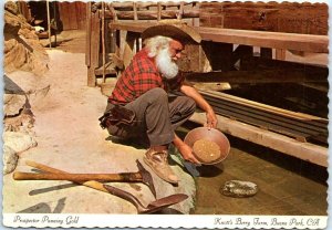 Postcard - Prospector Panning Gold, Knott's Berry Farm - Buena Park, California