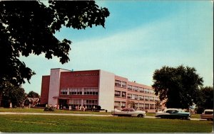 Henry Barnard Hall at Central CT State College New Britain Vintage Postcard F65
