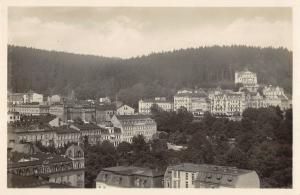 Marianske Lazne Czech Republic panoramic birds eye view real photo pc Z15990