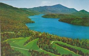 New York City Aerial View Of Whiteface Inn Showing A Portion Of Its Challengi...