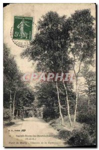 Postcard Old Saint Nom la Breteche S and O Foret de Marly Way Station