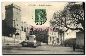 Old Postcard Avignon The Popes' Palace