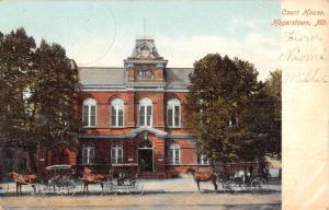 Hagerstown Maryland Court House Exterior Street View Antique Postcard K23454