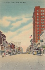 LITTLE ROCK, Arkansas, 1930-40s ; Main Street