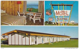 Hotel-Motel Beaurivage , Ste-Anne-des-Monts , Cte GASPE , Quebec , Canada, PU...