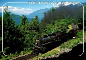 Canada British Columbia The Royal Hudson Train Along Home Sound