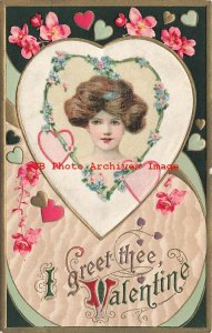 Valentine Day, Winsch, Samuel L Schmucker, Woman in Heart Silk Inset