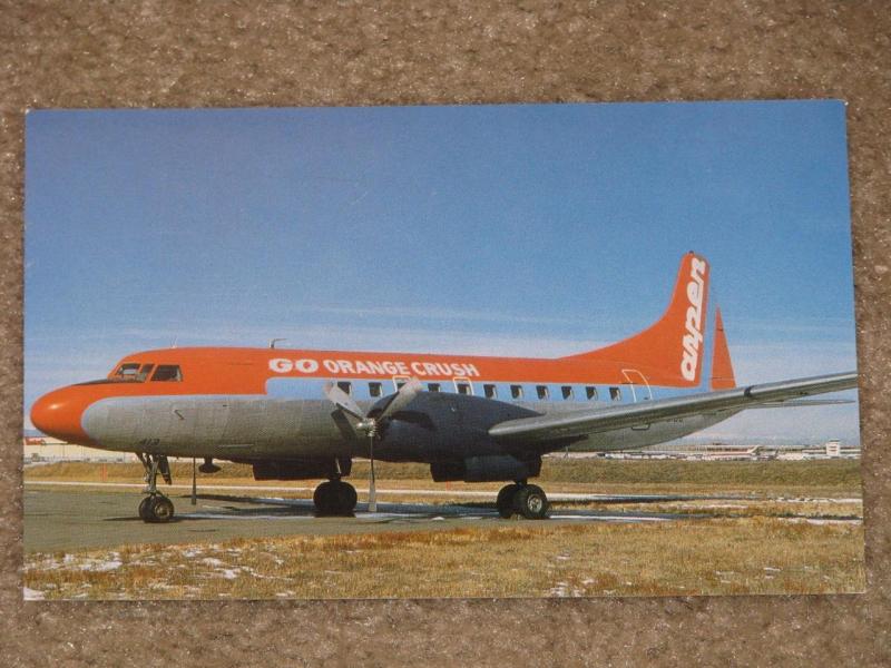 Aspen Airways Convair CV-440-Go Orange Crush, Denver Broncos, Super Bowl 1978