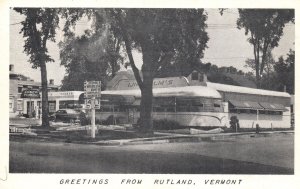 Vintage Postcard Lindholm's Diners Rutland & St. Johnsbury Vermont VT Greetings