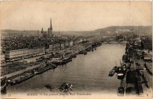 CPA ROUEN-Vue générale prise du Pont Transbordeur (269302)