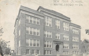 J10/ Waynesboro Pennsylvania Postcard c1910 New High School Columbus Ohio18
