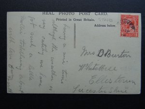 Staffordshire Kinver DUNSLEY c1918 RP Postcard by Fletcher of Kinver Post Office