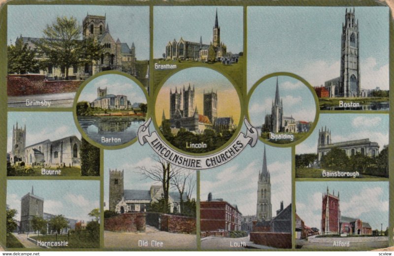 LINCOLNSHIRE Churches , 1912