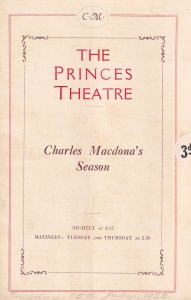 Charles Macdona Diplomacy Gerald Du Maurier Theatre Programme