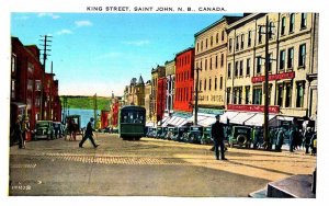 Postcard SHOP SCENE Saint Jhon New Brunswick NB AU8842