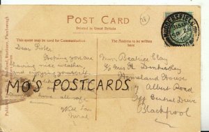 Genealogy Postcard - Beatrice Clay - 117 Albert Road - Blackpool - Ref 9021A