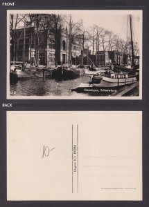 Vintage Postcard Netherlands Groningen Theater
