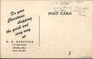 Smith-Corona Typewriter HR Rodecker Columbus OH Overprint Postcard