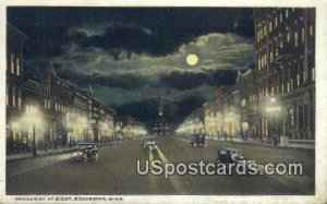 Broadway - Rochester, Minnesota MN Postcard
