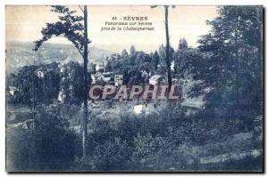 Old Postcard Suresnes Panorama Sevres took the chataignerate