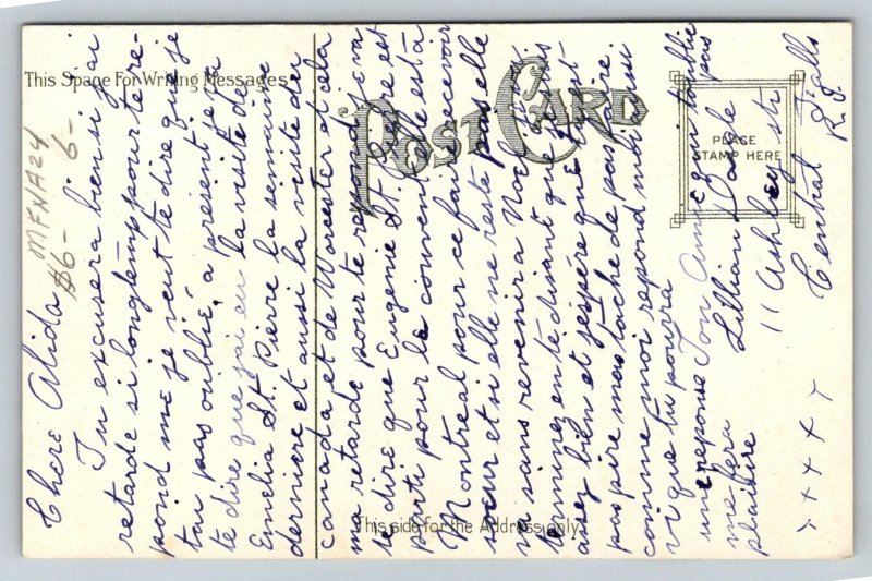 Oak Hall Building  Main Street  Pawtucket  Rhode Island  Postcard