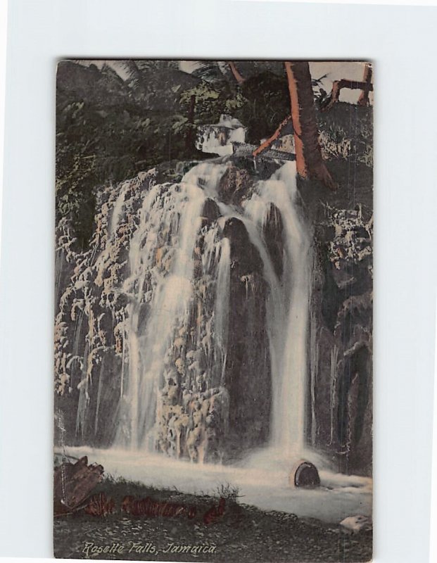 Postcard Beautiful Roselle Falls Jamaica
