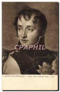 Old Postcard Musee De Versailles Louis King of Holland in 1846