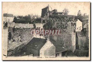 Postcard Old tower Laval Rennes