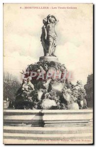 Old Postcard MONTPELLIER The Three Graces