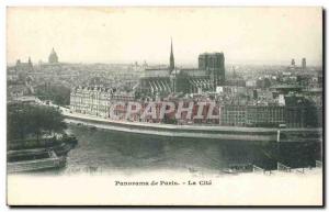 Old Postcard Paris paris Panorama quote