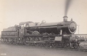 GWR Great Western Railway 6026 King John Antique Real Photo Train Postcard