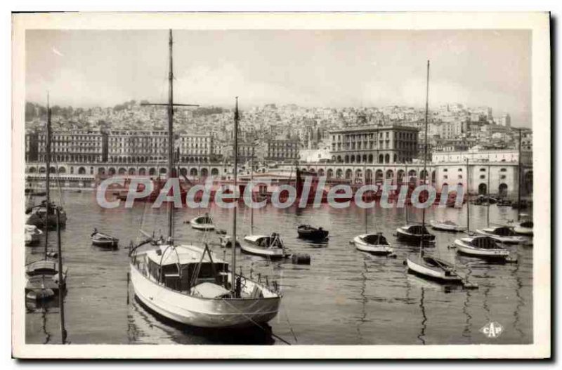 Postcard Old Algiers Casbah view