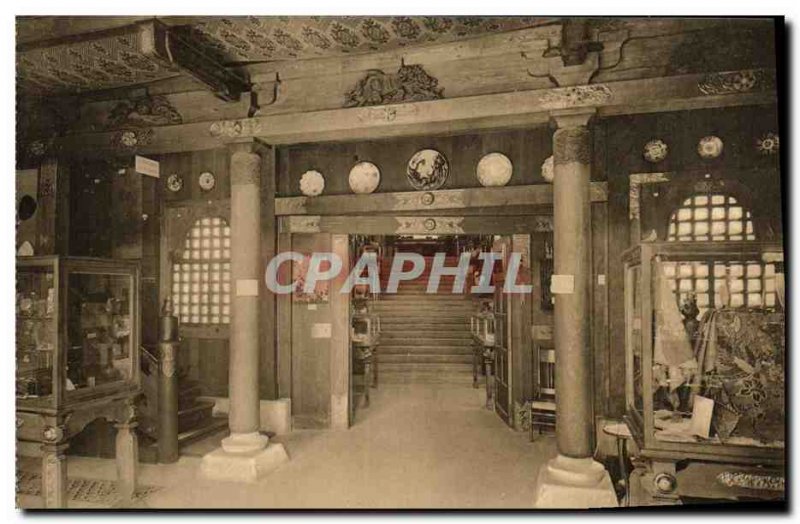 Old Postcard Brussels Laeken The Japanese Tower Hall Pavilion to pricipale ga...
