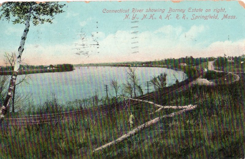 12770 Connecticut River, New York New Haven & Hartford Railroad 1910