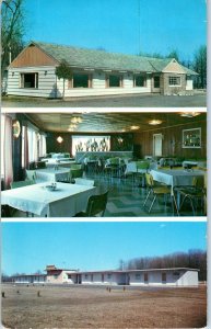 New C-Way Tourinn, 1000 Island's Finest Restaurant and Motel New York Postcard