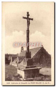 Old Postcard Calvary Chapel From Port And White