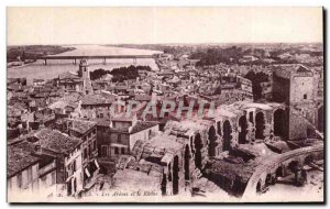 Arles - Arenes and the Rhone - Old Postcard