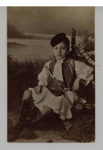 Greece - Athens. Boy in Traditional Greek Costume  RPPC