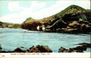 Arches at Mussell Cove Near San Diego CA Vintage Postcard G58