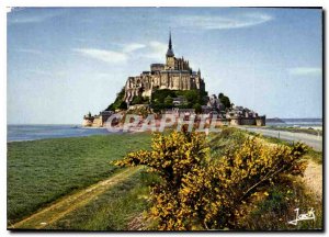 Postcard Modern Merveillese the West Mont Saint Michel Vue generale