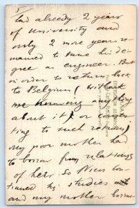 Athens Greece Postcard Propylaea Interior from Parthenon c1930's Posted