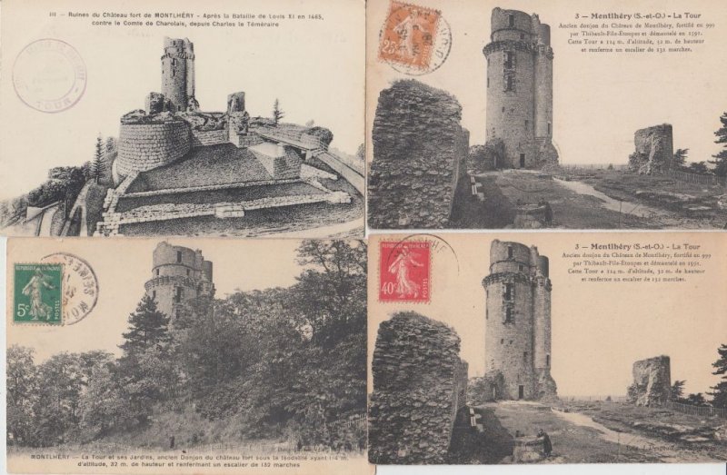 MONTLHERY ESSONNE (DEP.91) 200 Postcards pre-1940 (L5950)