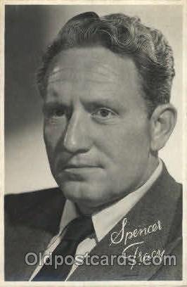 Spencer Tracy Actor, Actress, Movie Star Unused 