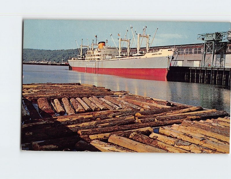 Postcard Vessels from the World Visit the Ports of Puget Sound Washington USA